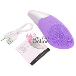 Aparat pentru masaj facial antirid si curatare ten Sonic Facial Brush 360 - Purple